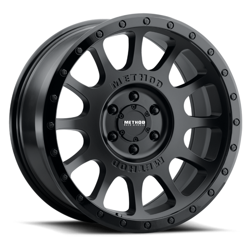 Method Wheels MR305890871018 - MRWMR305890871018 - Method MR305 NV 18x9 18mm Offset 8x170 130.81mm CB Matte Black/Gloss Black Lip Wheel - Shipped in Europe - Tuningsupply.com