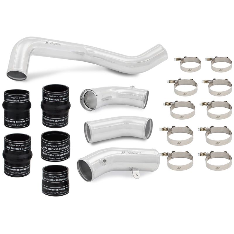 Mishimoto MMICP-DMAX-17KP - MISMMICP-DMAX-17KP - Mishimoto 17-19 GM 6.6L L5P Intercooler Pipe and Boot Kit Polished - Shipped in Europe - Tuningsupply.com