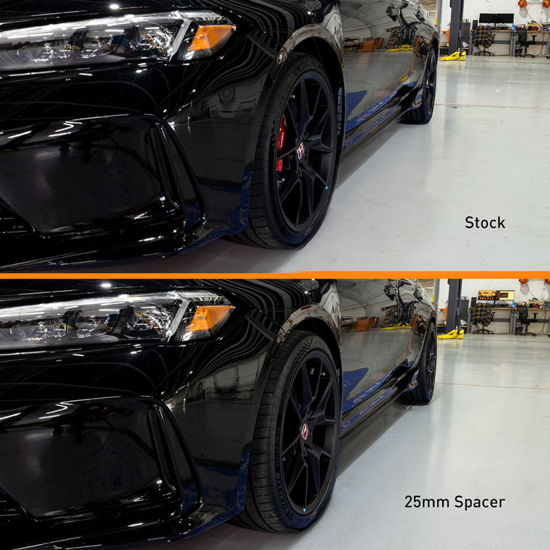 Mishimoto MMWS-013-250BK - MISMMWS-013-250BK - Mishimoto Wheel Spacers - 5x120 - 64.1 CB - M14 x1.5 - 25mm - BK - Shipped in Europe - Tuningsupply.com