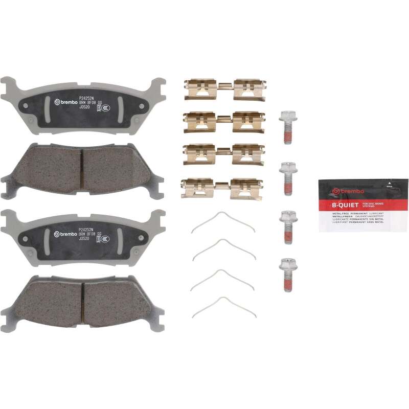 Brembo OE P24252N - BREP24252N - Brembo OE 2023 Ford Expedition/21-22 F-150 PRIME Ceramic Brake Pad - Rear - Shipped in Europe - Tuningsupply.com