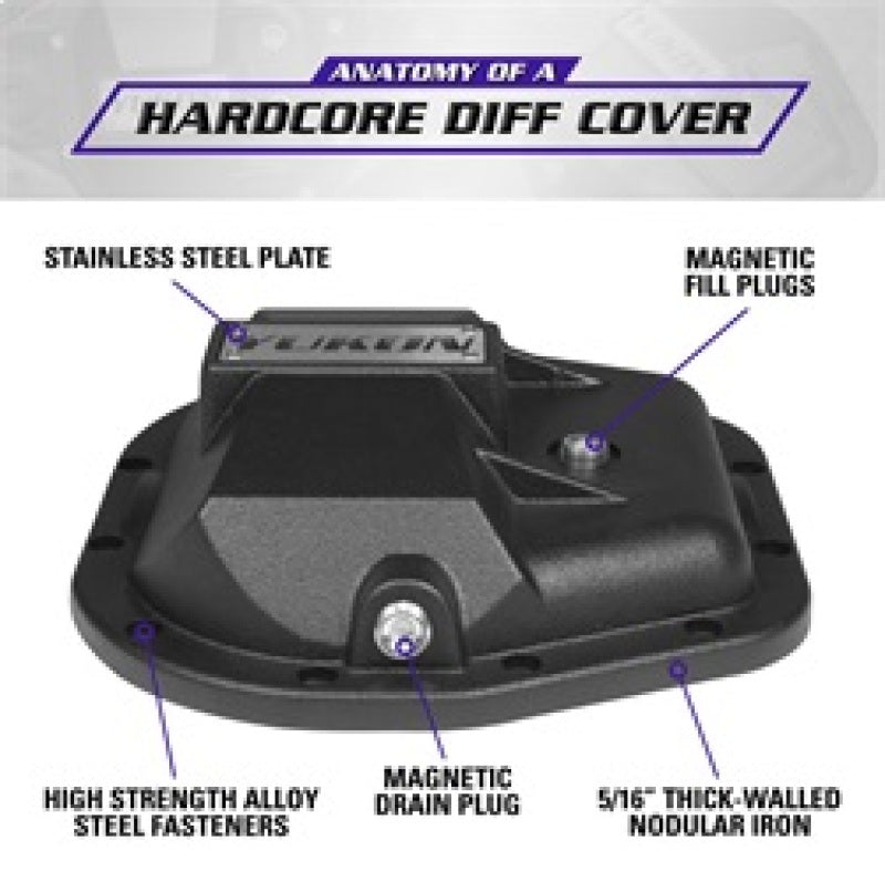 Yukon Gear & Axle YHCC-F9.75 - YUKYHCC-F9.75 - Yukon Gear 97-17 Ford E150 9.75in Rear Differentials Hardcore Cover - Shipped in Europe - Tuningsupply.com