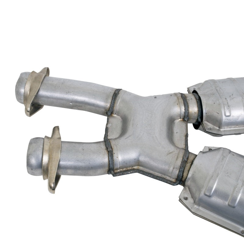 BBK 1663 - BBK1663 - BBK 94-95 Mustang 5.0 High Flow X Pipe With Catalytic Converters - 2-1/2 - Shipped in Europe - Tuningsupply.com