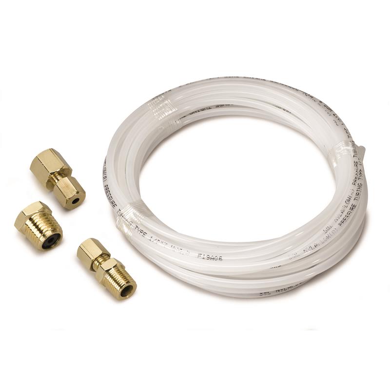 AutoMeter 3226 - ATM3226 - Autometer 12 Foot Nylon Tubing 1/8in. w/ 1/8in. Brass Compression Fittings - Shipped in Europe - Tuningsupply.com