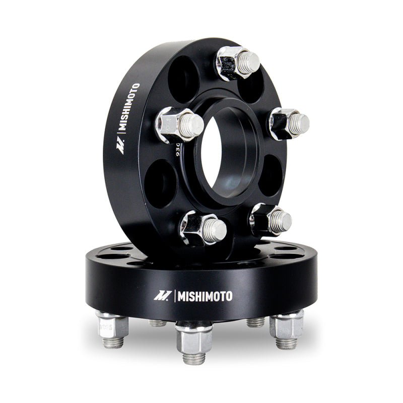 Mishimoto - MISMMWS-004-250BK - Mishimoto Wheel Spacers - 5x114.3 - 67.1 - 25 - M12 - Black - Shipped in Europe - Tuningsupply.com
