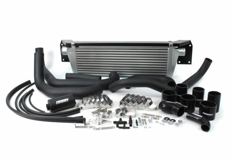 Perrin Performance PSP-ITR-400-2BK/BK - PERPSP-ITR-400-2BK/BK - PERRIN 02-07 Subaru WRX/STi Front Mount Intercooler Boost Tubes + Hardware w/Black Tubes - Shipped in Europe - Tuningsupply.com