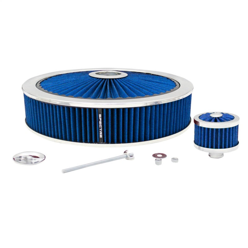 Spectre 847626 - SPE847626 - Spectre ExtraFlow Filter Custom Assembly Value Pack 14in. x 3in. - Blue - Shipped in Europe - Tuningsupply.com