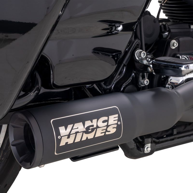 Vance and Hines 47321 - VAH47321 - Vance & Hines HD Touring 17-22 HO 2-1 Black Full System Exhaust - Shipped in Europe - Tuningsupply.com