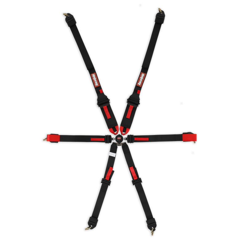 Racequip 855005RQP - RQP855005RQP - RaceQuip Black FIA CAMLOCK 6pt 2in Pull Down Lap FHR - Shipped in Europe - Tuningsupply.com