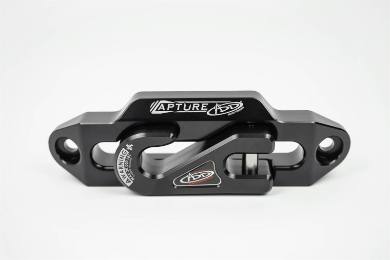 Addictive Desert Designs AC99157590NA - ADDAC99157590NA - Addictive Desert Designs 1-5/16in Winch Fairlead Plate w/ Recessed Round End Hook - Black - Shipped in Europe - Tuningsupply.com