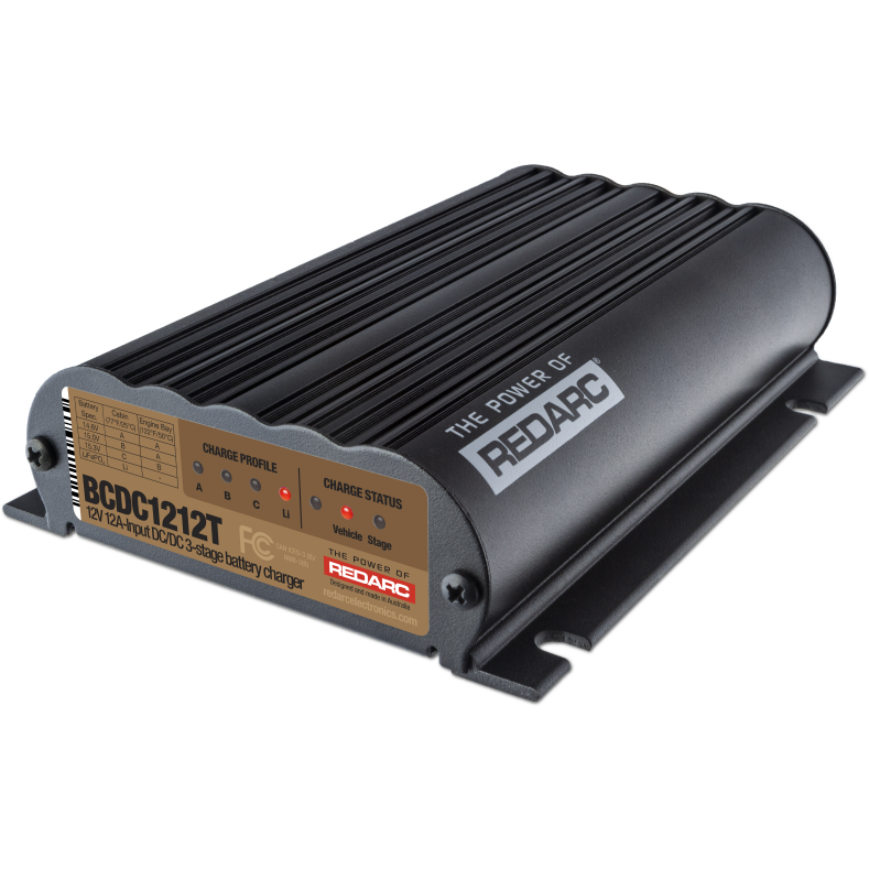 REDARC BCDC1212T - RDCBCDC1212T - REDARC DC/DC 3-Stage Vehicle to Trailer Battery Charger - 12A - Shipped in Europe - Tuningsupply.com