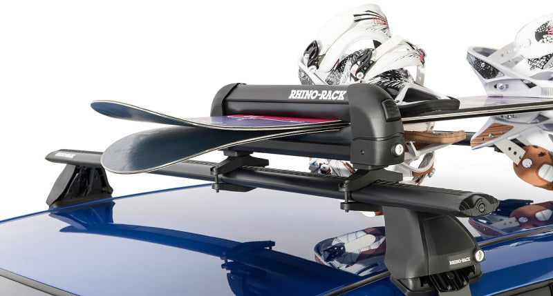 Rhino-Rack 573 - RHR573 - Rhino-Rack Universal Ski/Snowboard Carrier - Fits 3 Pairs of Skis or 2 Snowboards - Black - Shipped in Europe - Tuningsupply.com