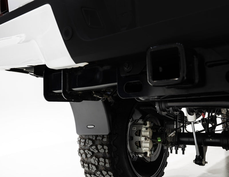 Bushwacker MUD-20106 - BUSMUD-20106 - Bushwacker 17-20 Ford F-250/F-350 Trail Armor Rear Mud Flaps (Fits Pocket Style Flares) - Shipped in Europe - Tuningsupply.com