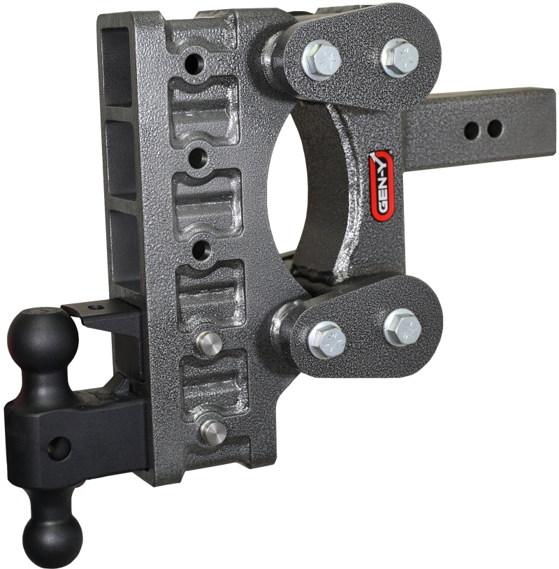 GEN-Y Hitch - GENGH-1325 - Gen-Y The Boss Torsion-Flex 2.5in Shank 9in Drop 21K Hitch w/GH-061 Dual-Ball/GH-062 Pintle Lock - Shipped in Europe - Tuningsupply.com
