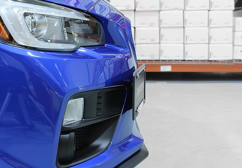 Perrin Performance PSP-BDY-202 - PERPSP-BDY-202 - PERRIN 15-17 Subaru WRX/STI (w/o FMIC) / 13-17 Crosstrek / 12-16 Impreza License Plate Reloc. Kit - Shipped in Europe - Tuningsupply.com