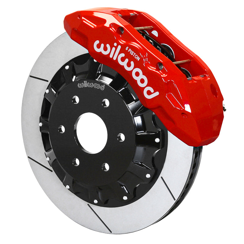 Wilwood 140-18205-R - WIL140-18205-R - Wilwood kit front TX6R ford F150 2021-25 15.50 rotor GT red W/LINES - Shipped in Europe - Tuningsupply.com