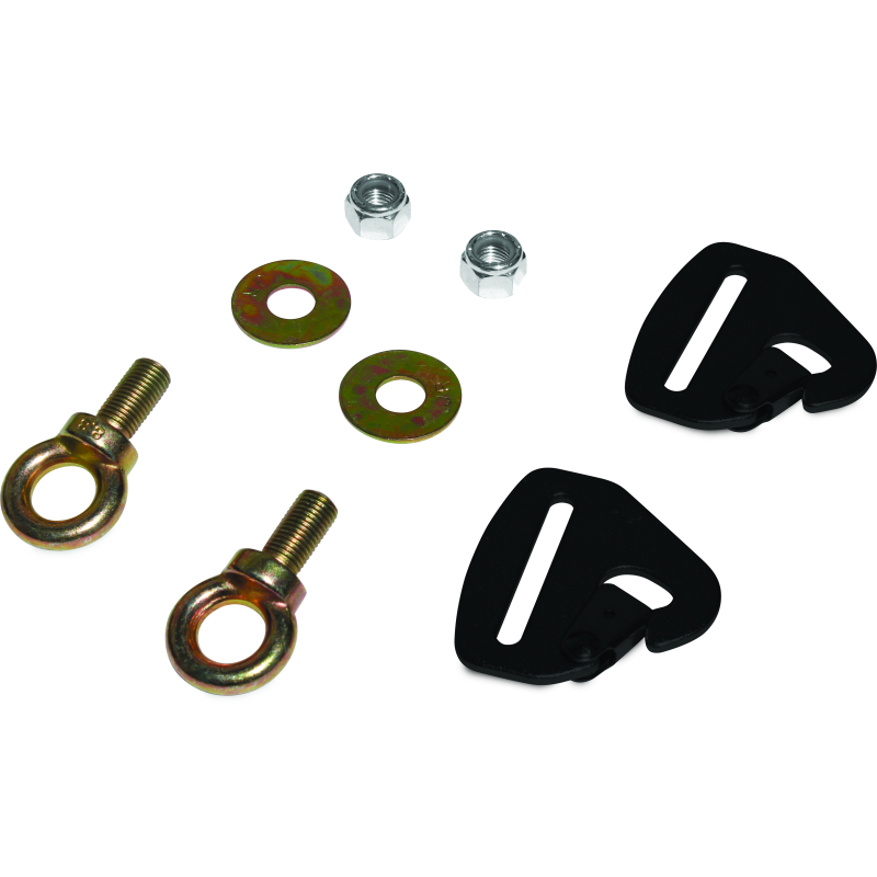 DragonFire Racing 521298 - DFR521298 - DragonFire Racing Quick-Release Snap Hook Harness Tab Kits - 2 in. - Shipped in Europe - Tuningsupply.com