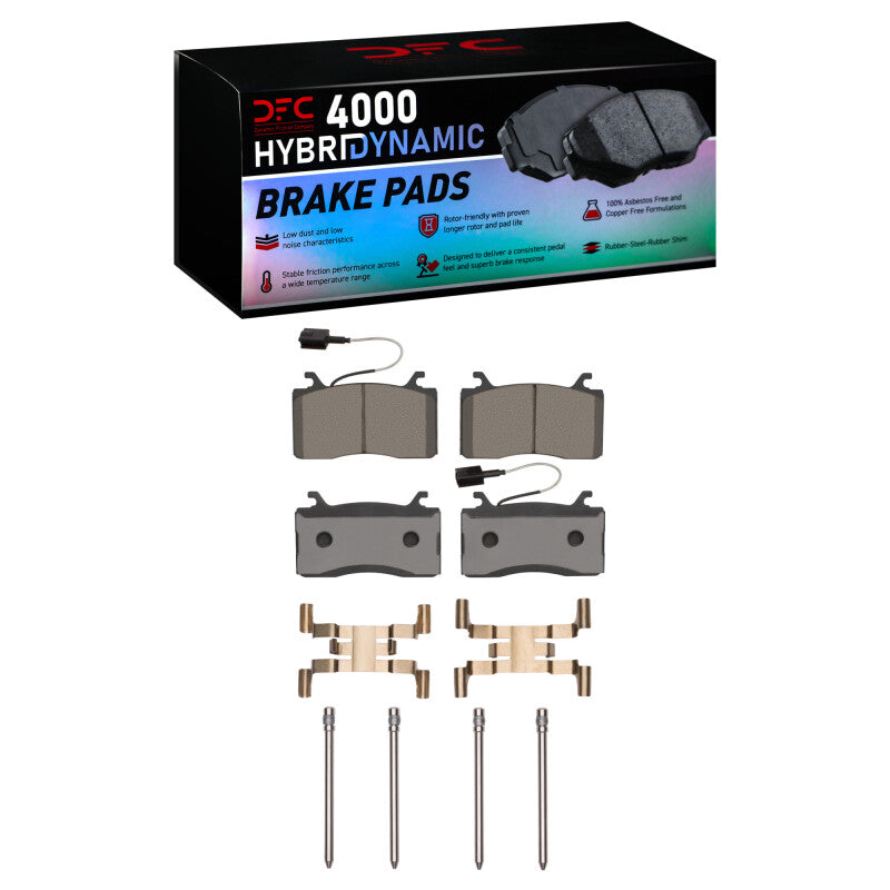 DFC 4000-2052-01 - DFC4000-2052-01 - DFC 17-25 Alfa Romeo STELVIO Front 4000 HybriDynamic Brake Pads and Hardware Kit - Shipped in Europe - Tuningsupply.com