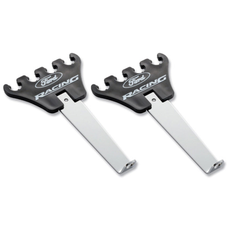 Ford Racing 302-640 - FRP302-640 - Ford Racing Logo Wire Loom Chrome Base/Black - Shipped in Europe - Tuningsupply.com