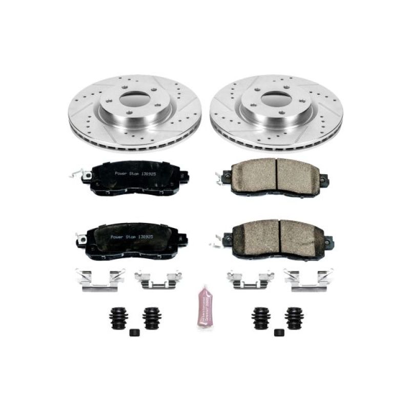 PowerStop K6494 - PSBK6494 - Power Stop 13-18 Nissan Altima Front Z23 Evolution Sport Brake Kit - Shipped in Europe - Tuningsupply.com
