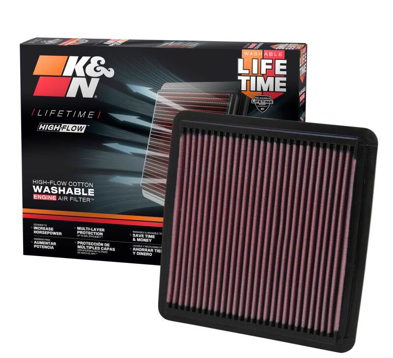K&N Engineering 33-2304 - KNN33-2304 - K&N 05-08 LGT / 08-11 WRX / STi Drop In Air Filter - Shipped in Europe - Tuningsupply.com