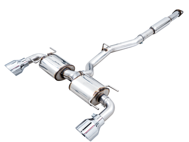 AWE Tuning 3015-32486 - AWE3015-32486 - AWE Subaru BRZ/ Toyota GR86/ Toyota 86 Touring Edition Cat-Back Exhaust- Chrome Silver Tips - Shipped in Europe - Tuningsupply.com