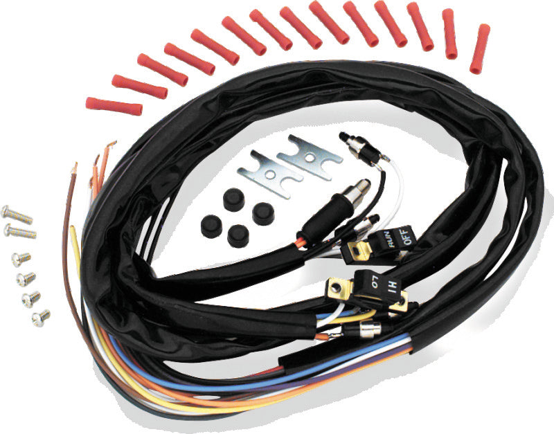 TwinPower 601625 - TWP601625 - Twin Power 73-81 Big Twin and XL Black Handlebar Bar Switches With Wires - Shipped in Europe - Tuningsupply.com