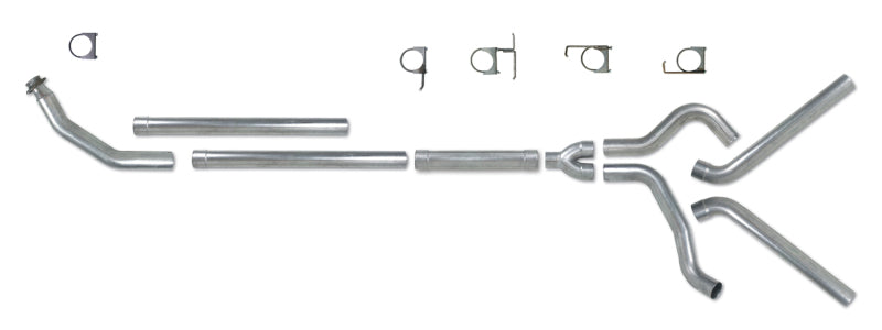 Diamond Eye Performance - DEPK4214A-RP - Diamond Eye KIT 4in Turbo Back MFLR RPLCMENT PIPE DUAL AL: 94-02 DODGE CUMMINS 5.9L - Shipped in Europe - Tuningsupply.com