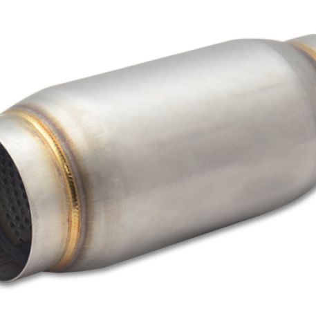 Vibrant 1796 - VIB1796 - Vibrant SS Race Muffler 3.5in inlet/outlet x 9in long - Shipped in Europe - Tuningsupply.com