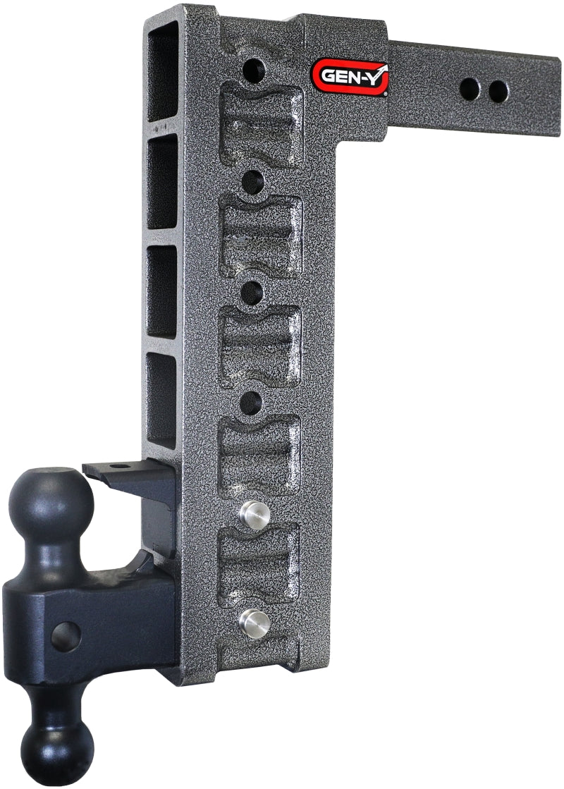 GEN-Y Hitch - GENGH-626 - Gen-Y Mega Duty 2.5in Shank 15in Drop 21K Hitch w/Dual-Ball/Pintle Lock/Stabilizer Kit - Shipped in Europe - Tuningsupply.com