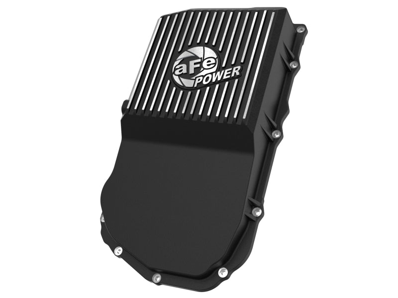 aFe 46-71310B - AFE46-71310B - aFe POWER 21-24 RAM 1550 TRX Pro Series Transmission Pan Black w/ Machined Fins - Shipped in Europe - Tuningsupply.com