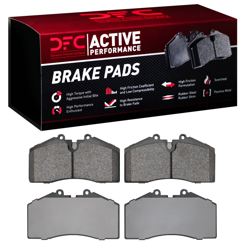 DFC 1115-0609-00 - DFC1115-0609-00 - DFC 86-98 Porsche 944 Turbo Front/Rear Active Performance Pads - Low Metallic - Shipped in Europe - Tuningsupply.com