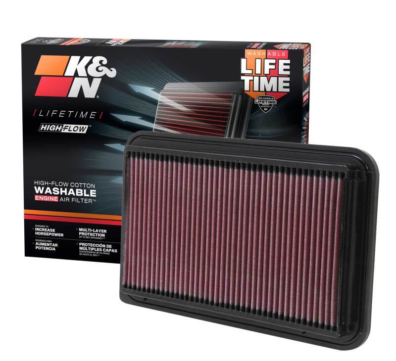 K&N Engineering 33-2260 - KNN33-2260 - K&N 01-06 Toyota Camry / 04-10 Sienna / 01-09 Highlander / 03-06 Lexus RX330 Drop In Air Filter - Shipped in Europe - Tuningsupply.com