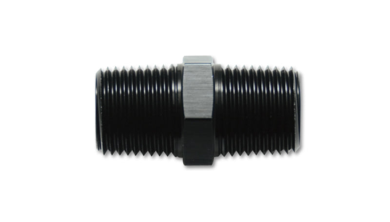 Vibrant 10371 - VIB10371 - Vibrant 1/4in NPT x 1/4in NPT Straight Union Pipe Adapter Fitting - Aluminum - Shipped in Europe - Tuningsupply.com