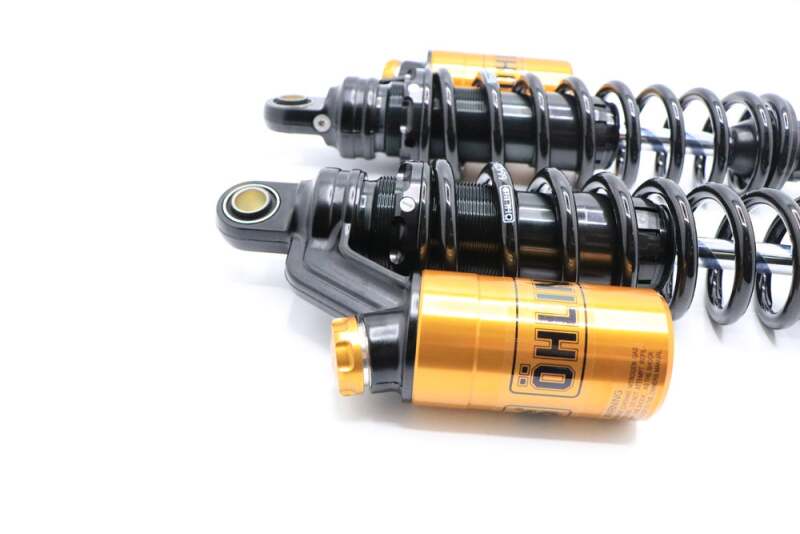 Ohlins HD 764LE - OHLHD 764LE - Ohlins 91-17 Harley-Davidson Dyna FXD STX 36 Blackline Shock Absorber w/ Gold Accents - Shipped in Europe - Tuningsupply.com