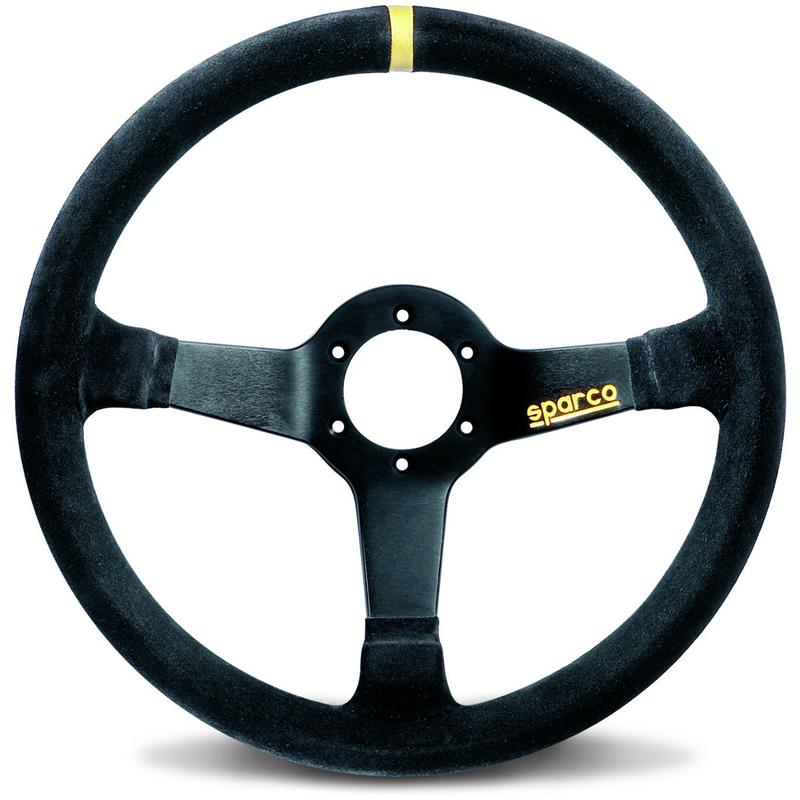 SPARCO 015R345MSN - SPA015R345MSN - Sparco Steering Wheel 345 Suede Black - Shipped in Europe - Tuningsupply.com
