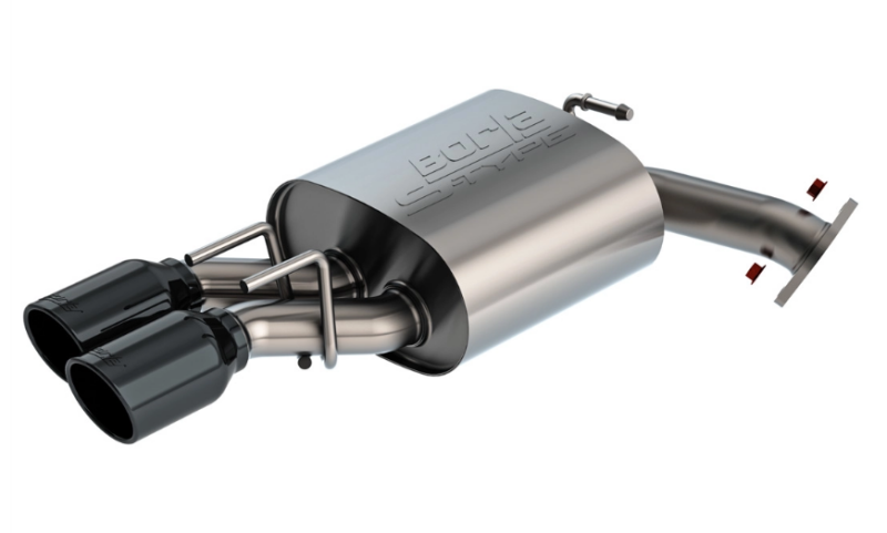 Borla 11988BC - BOR11988BC - Borla 2025 Toyota Camry SE/XSE AT S-type Axle-Back Exhaust - 3.5in Black Chrome Tips - Shipped in Europe - Tuningsupply.com