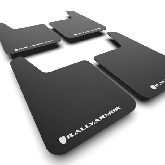 Rally Armor MF20-BAS-WH - RALMF20-BAS-WH - Rally Armor Universal Basic Plus w/ White Logo - Shipped in Europe - Tuningsupply.com