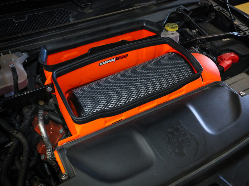 aFe 54-13072KN - AFE54-13072KN - aFe 21-23 RAM 1500 TRX V8-6.2L SC Magnum FORCE Stage2 Orange Edition Cold Air Intake System w/Pro 5R - Shipped in Europe - Tuningsupply.com