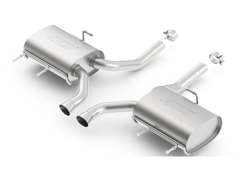 Borla 11824 - BOR11824 - Borla 11-14 CTS Coupe V6 3.6L AT RWD/AWD Dual Ctr Rear Exit Touring Exhaust (REAR SECTION ONLY) - Shipped in Europe - Tuningsupply.com