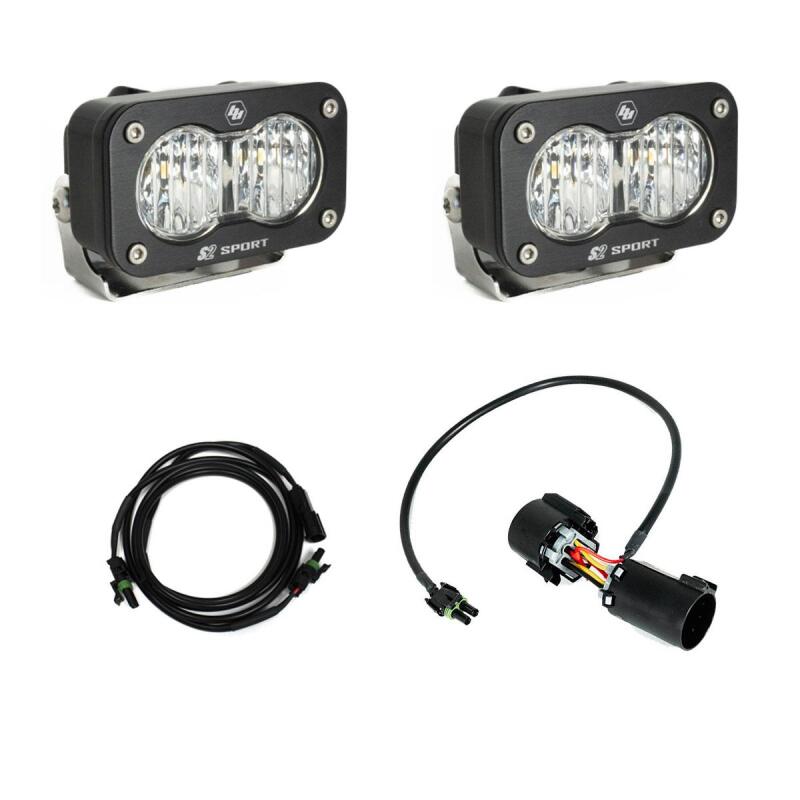 Baja Designs 448231 - BAJ448231 - Baja Designs 23-24 Ford F250/F350 Super Duty S2 Sport Dual Reverse Light Kit w/Trailer Hitch Harness - Shipped in Europe - Tuningsupply.com