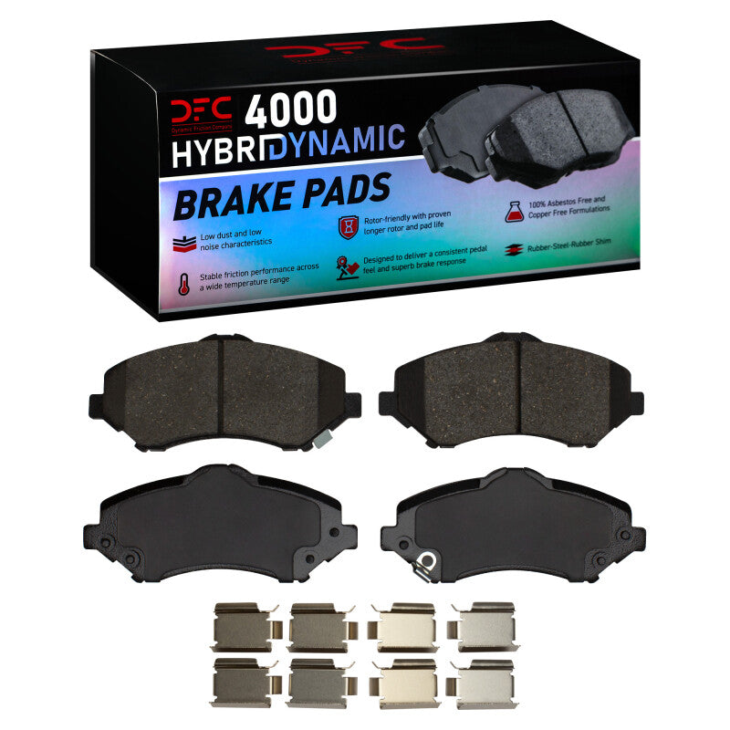 DFC 4000-1273-01 - DFC4000-1273-01 - DFC 07-18 Chrysler Town & Country Front 4000 HybriDynamic Brake Pads and Hardware Kit - Shipped in Europe - Tuningsupply.com