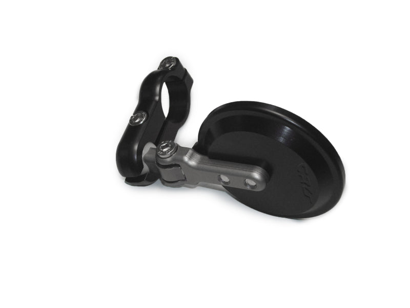 CRG Constructors BSLS-100 - CRGBSLS-100 - CRG Blindsight Folding 2 in. Round Bar-End Mirror - Black - Shipped in Europe - Tuningsupply.com