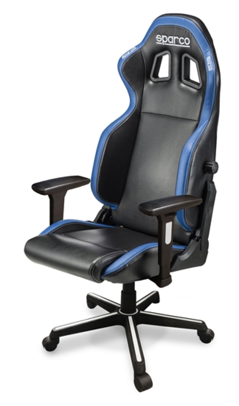 SPARCO - SPA00998NRAZ - Sparco Game Chair ICON BLK/BLU - Shipped in Europe - Tuningsupply.com