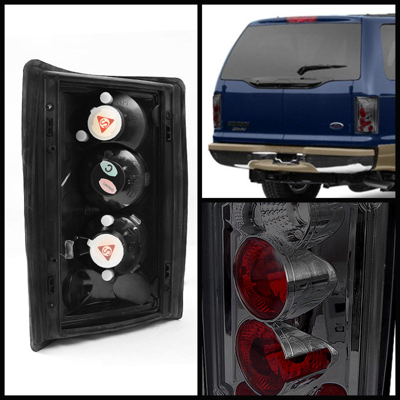 SPYDER 5002945 - SPY5002945 - Spyder Ford Excursion 00-06/Econoline 150/250/350/450/550 95-06 Euro Tail Lights Smk ALT-YD-FEC00-SM - Shipped in Europe - Tuningsupply.com