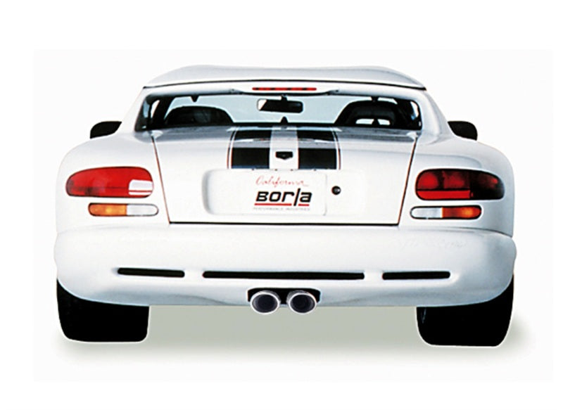Borla 14663 - BOR14663 - Borla 96-02 Viper GTS/R/T-10 Coupe/Convertible 2dr w/ 2.5in Inlets SS Catback Exhaust System - Shipped in Europe - Tuningsupply.com