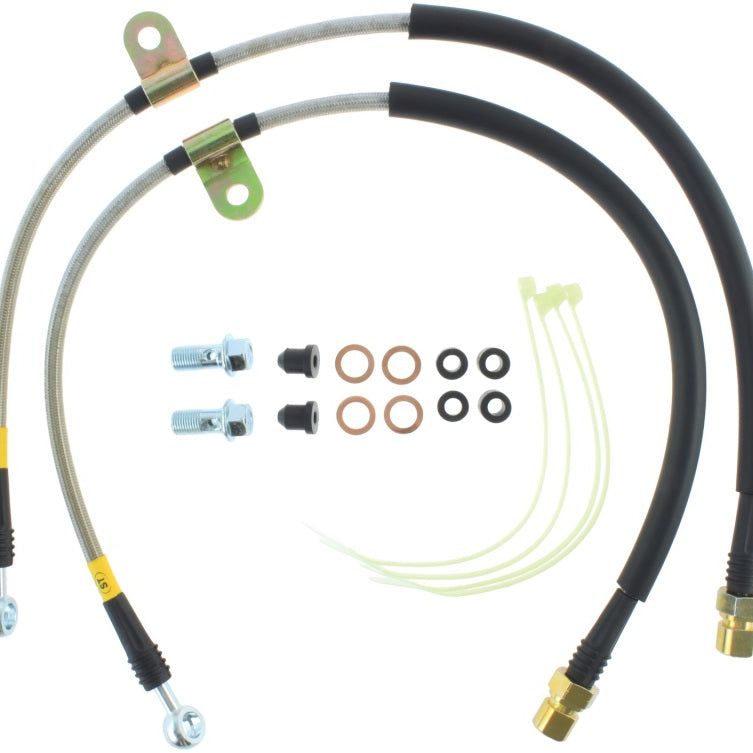 Stoptech 950.61022 - STO950.61022 - StopTech Stainless Steel Front Brake Lines 12-14 Ford Raptor - Shipped in Europe - Tuningsupply.com