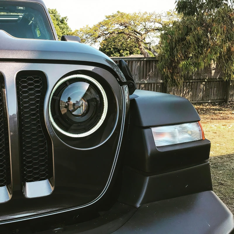 ORACLE Lighting 5839-504-PSC - ORL5839-504-PSC - Oracle Oculus Bi-LED Projector Headlights for Jeep JL/Gladiator JT Satin Silver 5500K - Shipped in Europe - Tuningsupply.com