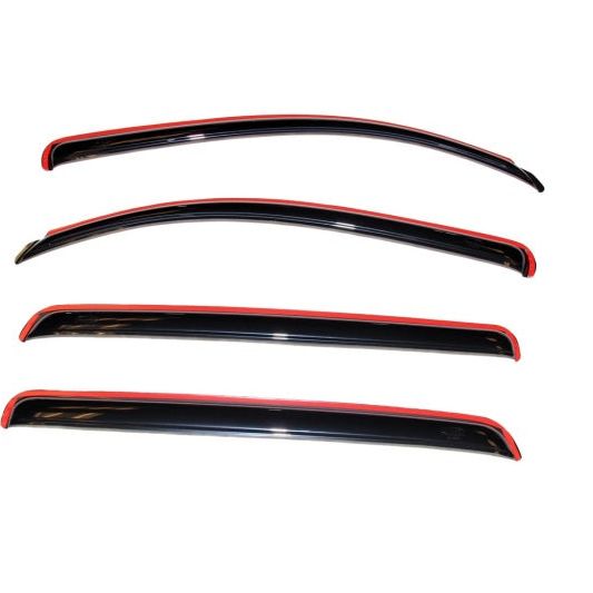 AVS 194309 - AVS194309 - AVS 07-18 Toyota Tundra Crewmax Ventvisor In-Channel Front & Rear Window Deflectors 4pc - Smoke - Shipped in Europe - Tuningsupply.com