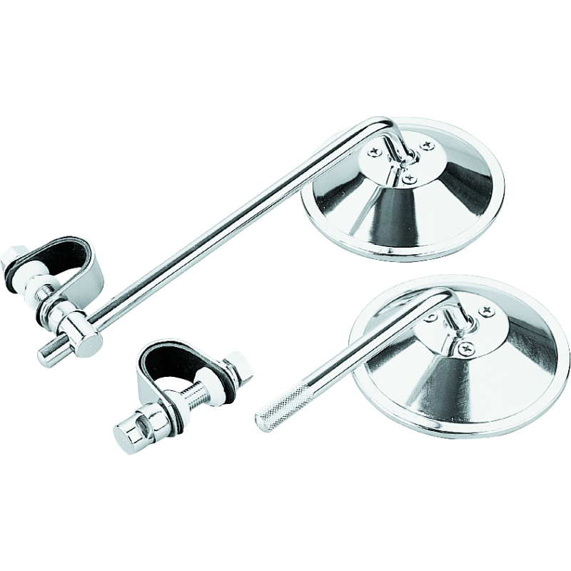 BikeMaster 600005 - BKM600005 - BikeMaster Universal Clamp On Mirror 8in Stem - Shipped in Europe - Tuningsupply.com