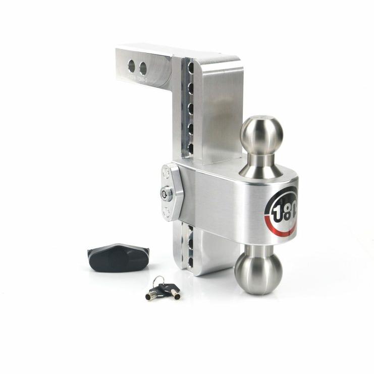 Weigh Safe LTB8-2 - WEILTB8-2 - Weigh Safe 180 Hitch 8in Drop Hitch & 2in Shank (10K/12.5K GTWR) - Aluminum - Shipped in Europe - Tuningsupply.com